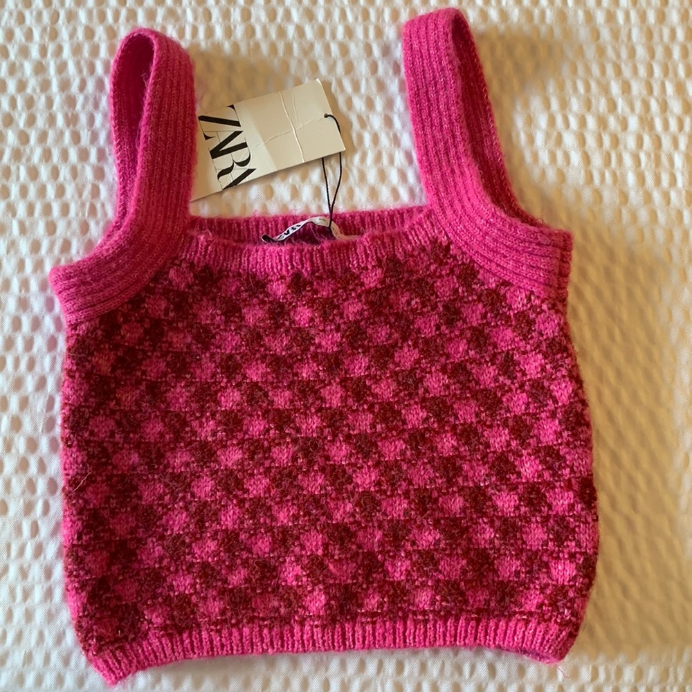 zara pink top